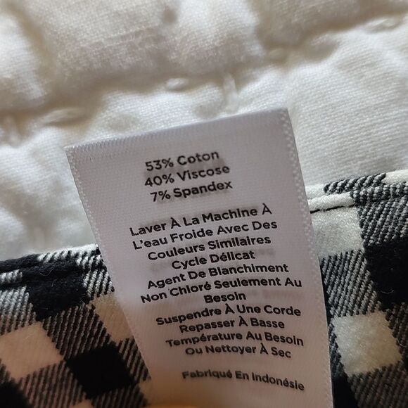 Talbot's Chatham Ankle 14P Pull On Gingham Pants - Picture 5 of 15